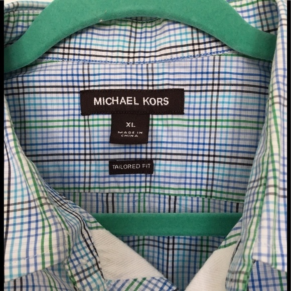 Michael Kors Tailored Fit Button-Front Shirt XL - Picture 8 of 8